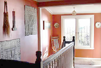 The spacious apartment occupies the upstairs section of an historic late Victorian New Zealand home. 